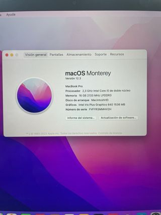 MacBook Pro 2017 13  16GB RAM 256GB SSD