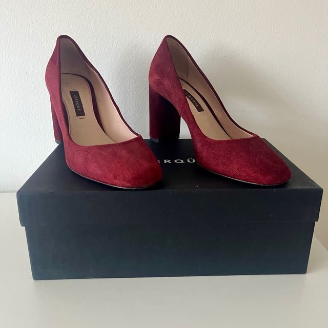 Zapato Salón Uterqüe Rojo T37