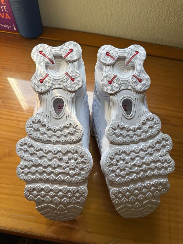 Nike Shox TL Plata y Blanco