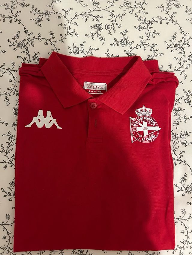 Polo Kappa Rojo Talla L en buen estado