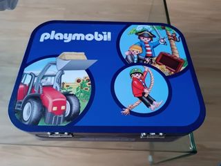 Maletín Playmobil con 4 puzzles