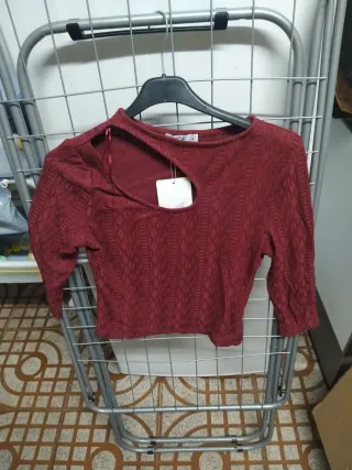 Jersey mujer rojo talla M