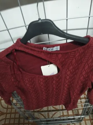 Jersey mujer rojo talla M