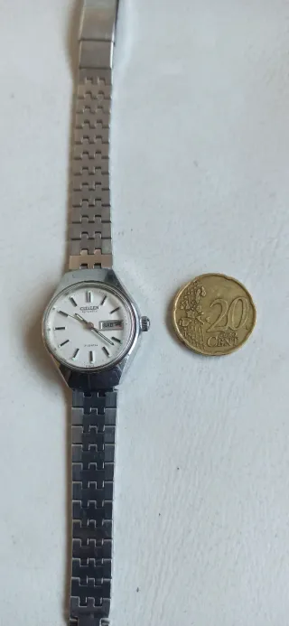 Reloj Citizen Plata y Blanco Automático