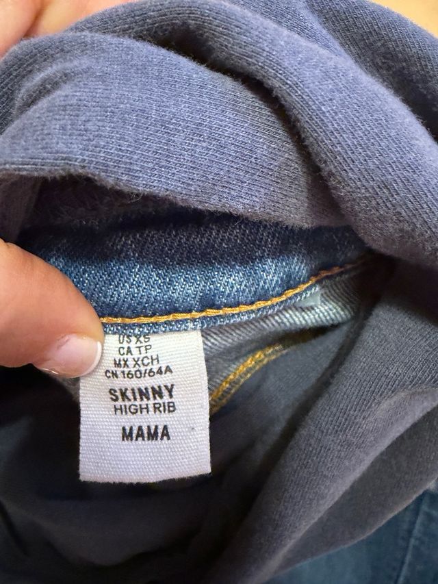 Pantalón premamá vaquero azul