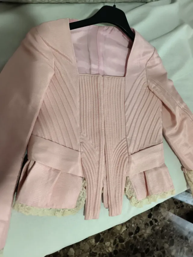 Corpiño Fallera Rosa Pastel