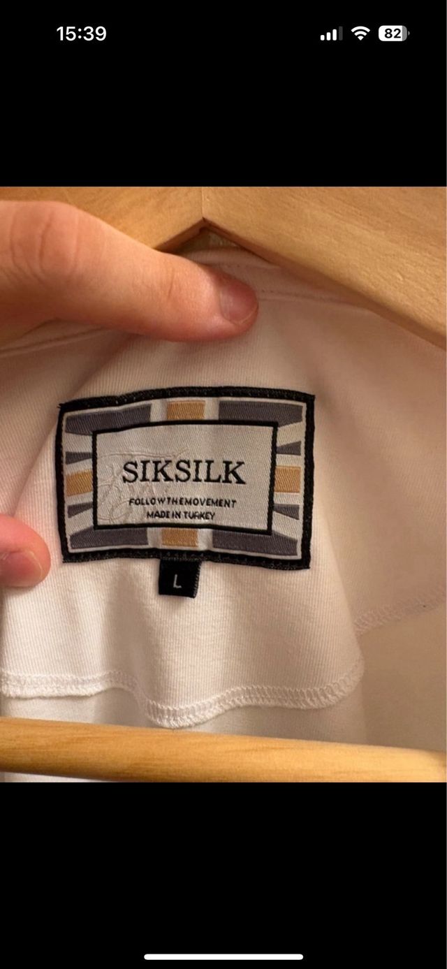 Camiseta SikSilk Blanca poco uso