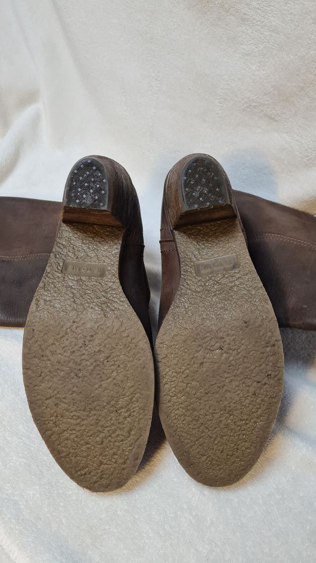Botas de piel marrones marca IS TO ME