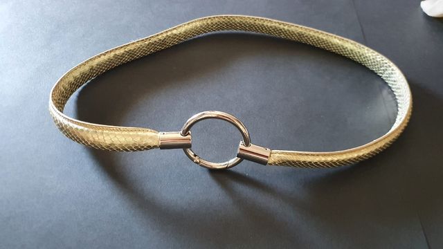 Cinturón Dorado Piel Acosta