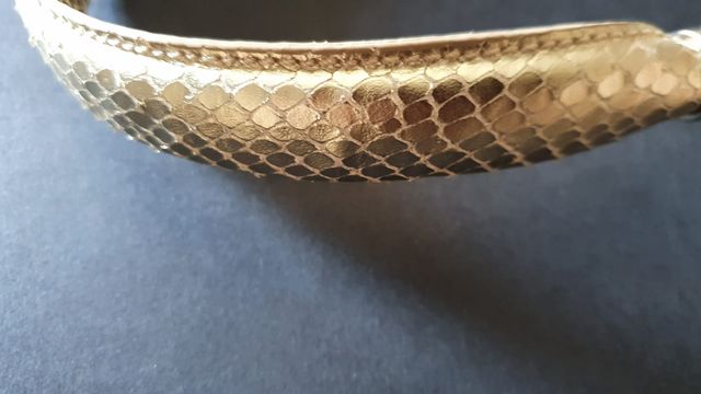 Cinturón Dorado Piel Acosta