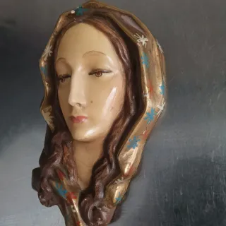 Busto Virgen para colgar