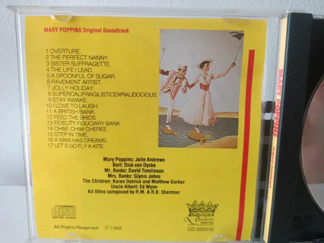CD Mary Poppins Banda Sonora Original INGLES