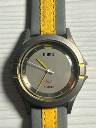 Reloj Puma Gris y Amarillo