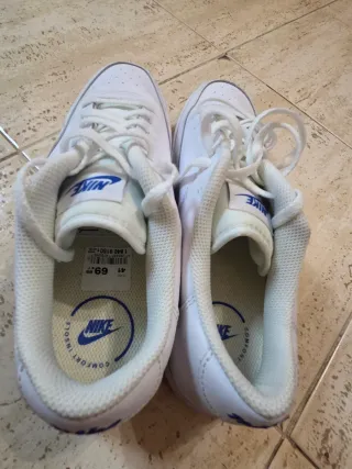 Zapatillas Nike Blancas y Azules