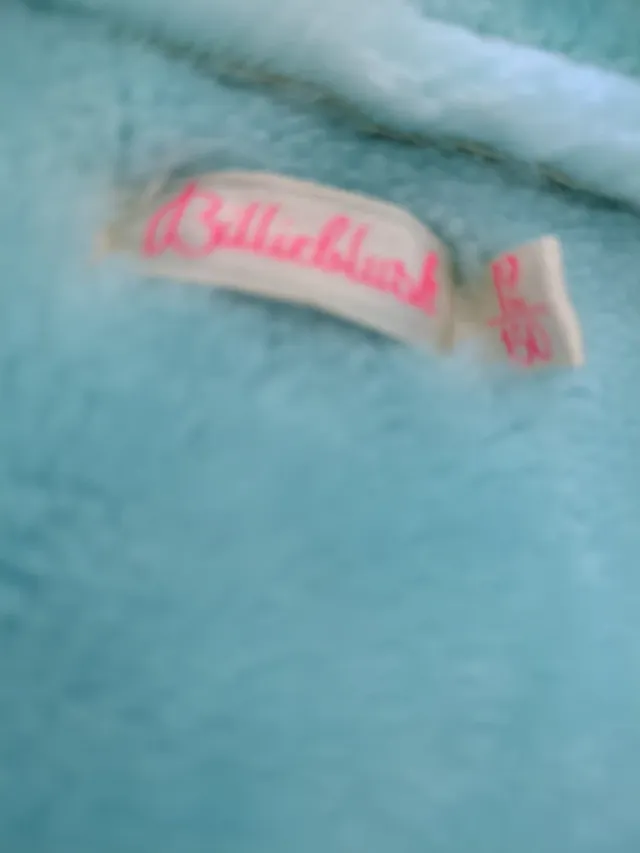 Cazadora plata y turquesa borreguito