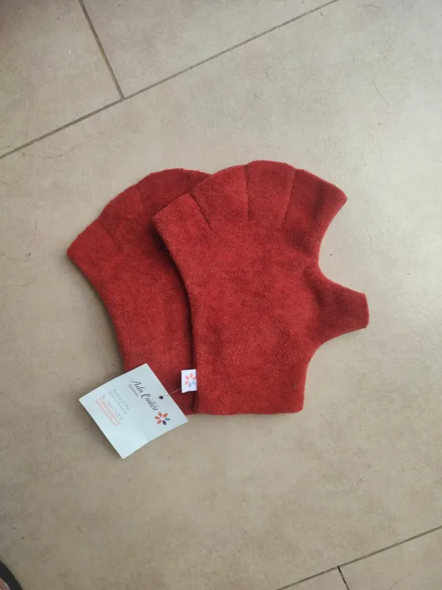 Guantes Adla Couture Rojos teula