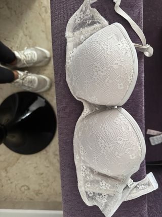 2 Reggiseni Pizzo Bianco misura 4b