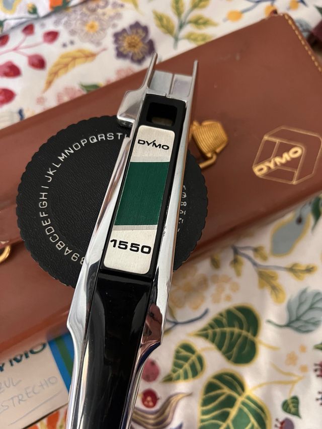 Etichettatrice Dymo 1550 Argento/Marrone