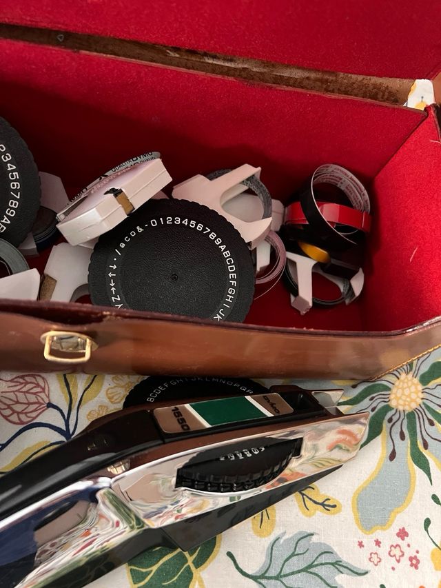 Etichettatrice Dymo 1550 Argento/Marrone