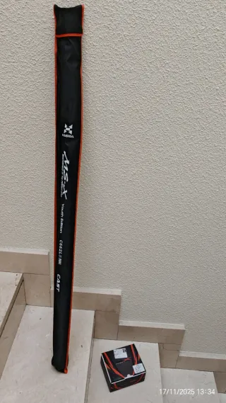 Caña y carrete casting zurdo