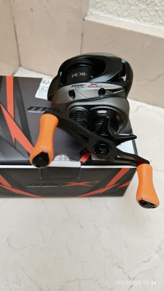 Caña y carrete casting zurdo