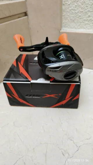 Caña y carrete casting zurdo