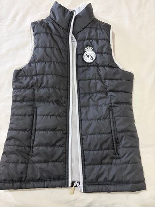 Chaleco Real Madrid Mujer Negro