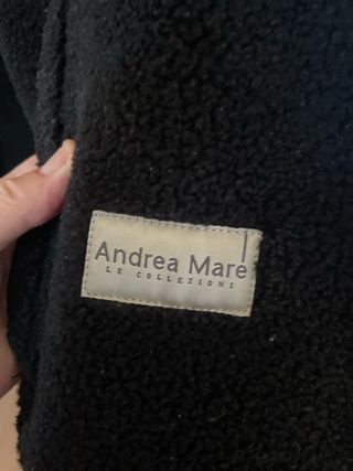 Cappotto in montone rovesciato nero