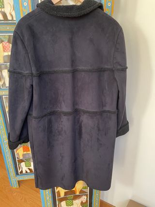 Cappotto in montone rovesciato nero