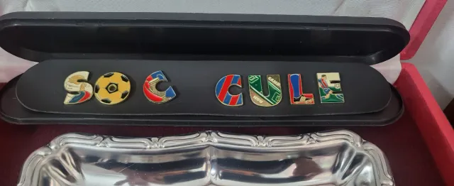 Bandeja FC Barcelona y Pines Sóc  Culé