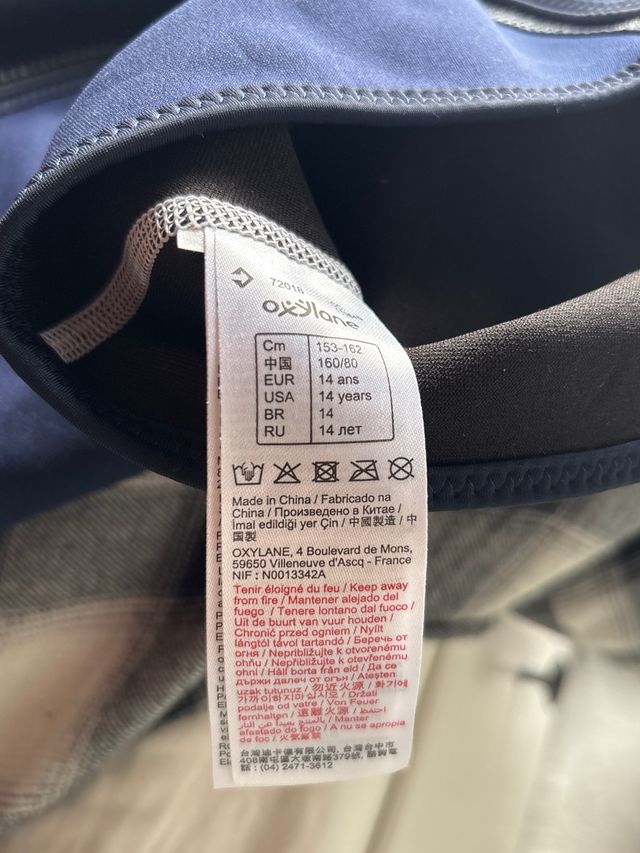 Parte superior neopreno niño Tribord