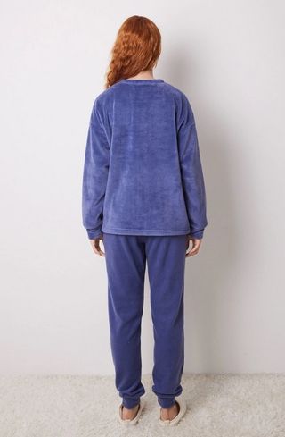 Pijama largo polar Snoopy mujer talla XL