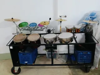 Carro de percusión Charanga