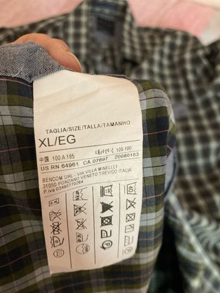 Camicia uomo quadri Sikely M