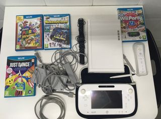 Nintendo Wii U Blanca Completa Sin Uso