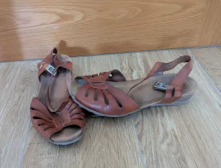 Sandalias Marrones Mujer