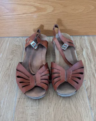 Sandalias Marrones Mujer