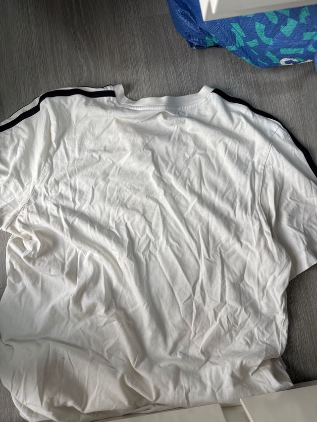 Camiseta Adidas Blanca Hombre Talla M