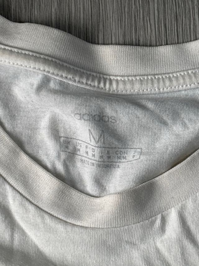 Camiseta Adidas Blanca Hombre Talla M