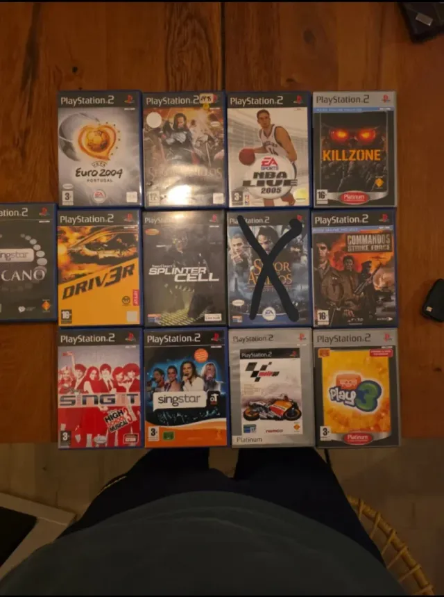 Lote de 13 jogos PlayStation 2