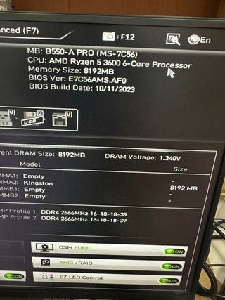 Memoria RAM HyperX FURY DDR4 )1X8GB 2666mhz#884240