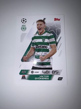 Cromo Viktor Gyökeres Topps Sporting CP