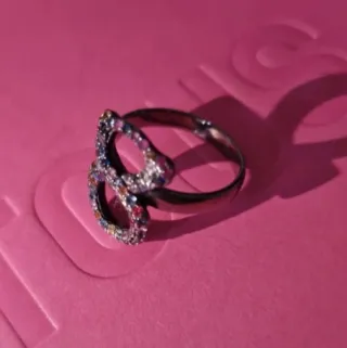 Anillo Tous Infinity Multicolor, con zafiros, t.12