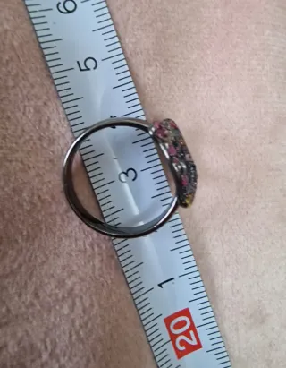 Anillo Tous Infinity Multicolor, con zafiros, t.12