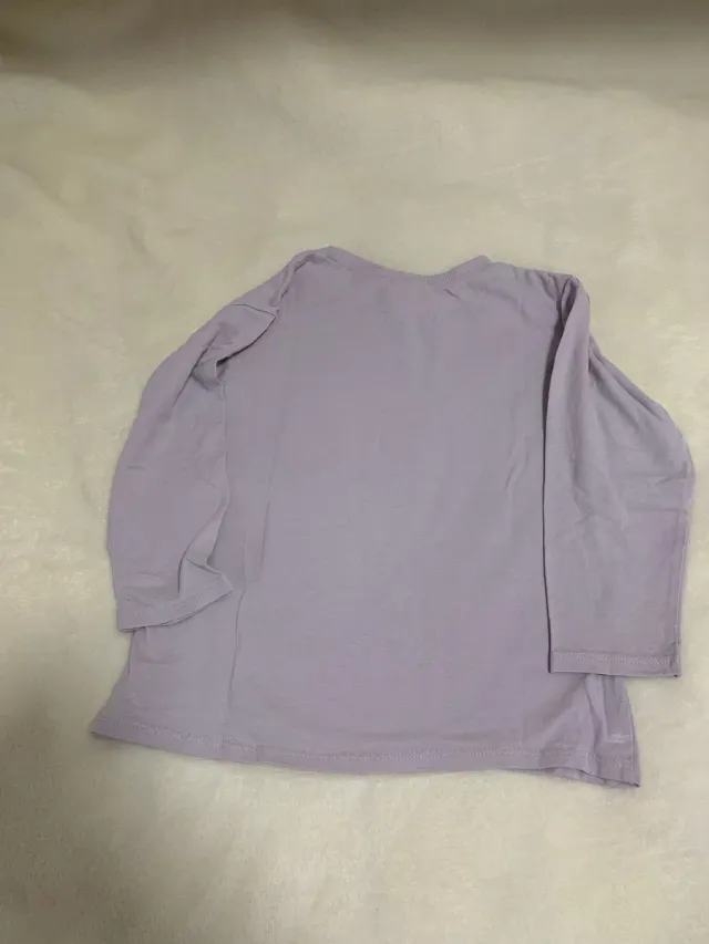 T-shirt a manica lunga lila per bambina Taglia 4-5 anni 110