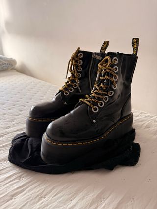 Botas Dr. Martens Plataforma Negras