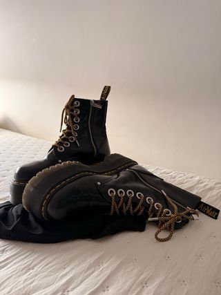 Botas Dr. Martens Plataforma Negras