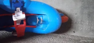 Coppia pattini a rotelle blu