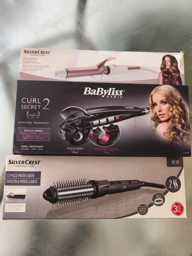 Lote rizadores BaByliss y SilverCrest
