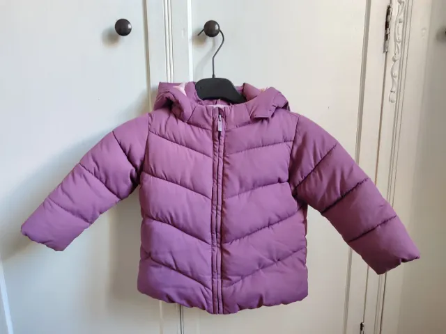 Abrigo morado Lefties 12-18 meses 86cm